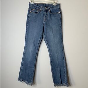 Vintage Ralph Lauren polo jeans flare frayed jeans 4